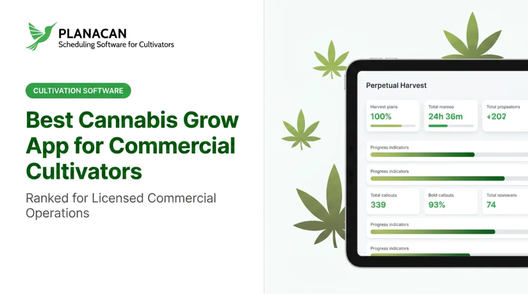 Best Cannabis Grow App for Commercial Cultivators