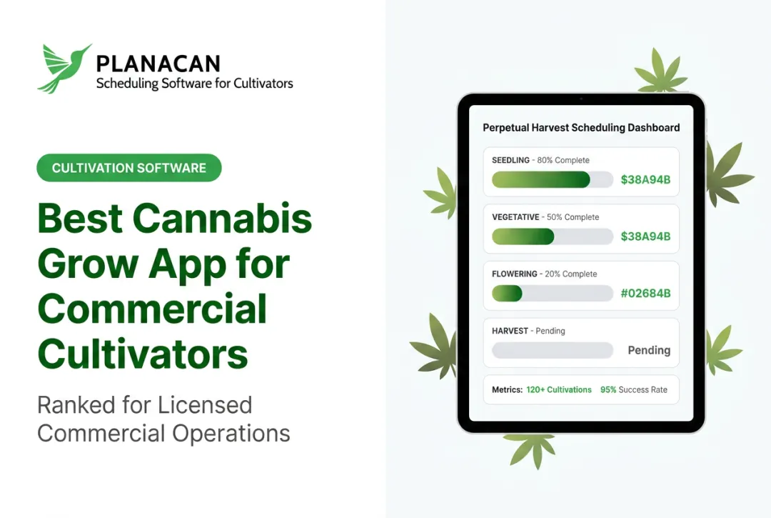 Best Cannabis Grow App for Commercial Cultivators