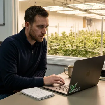 Business intelligence dashboard for cannabis cultivation operations