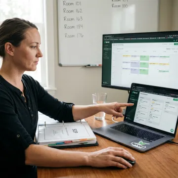 Cannabis SOP workflow being scheduled