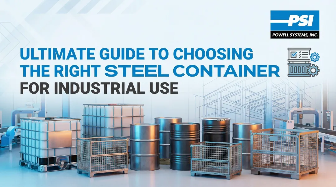 Cover image for Ultimate Guide to Choosing the Right Steel Container for Industrial Use