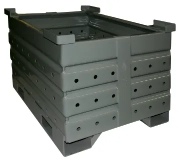 Hot & Heavy - The Brute - Steel Container corrugated bins, heavy duty corrugated boxes