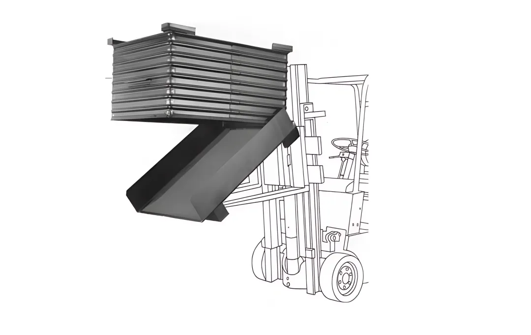 Drop Bottom Steel Container