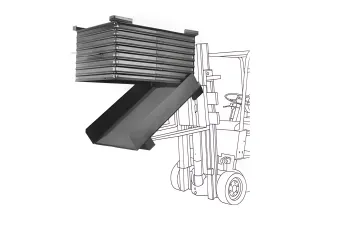 Drop Bottom Steel Container