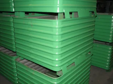 Standard 4 Way Entry Steel Container, stackable storage containers and boxes
