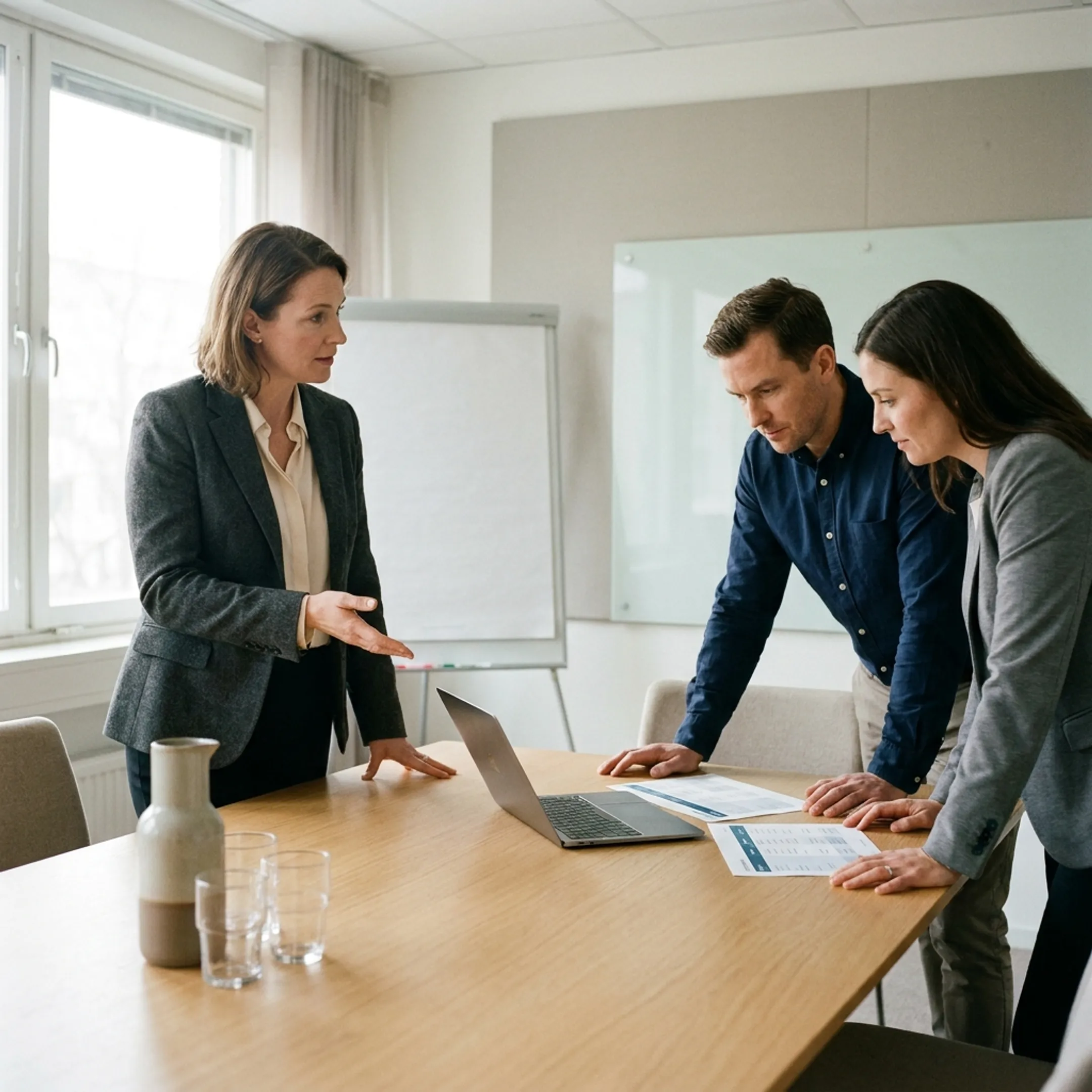 Healthcare advisor consulting with clients regarding self-funded PPO network strategies