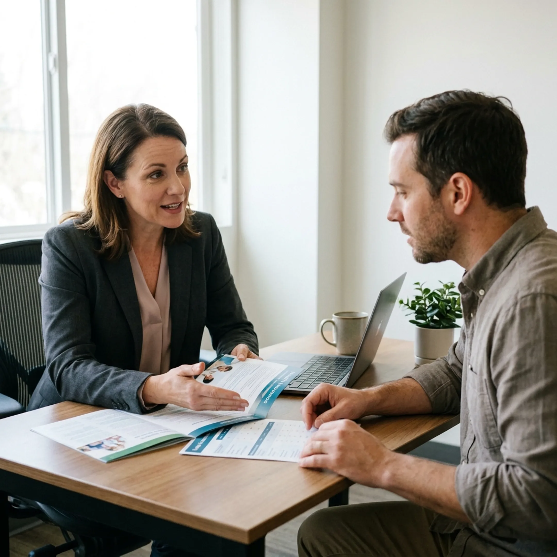 Doctor consulting patient in Anderson SC