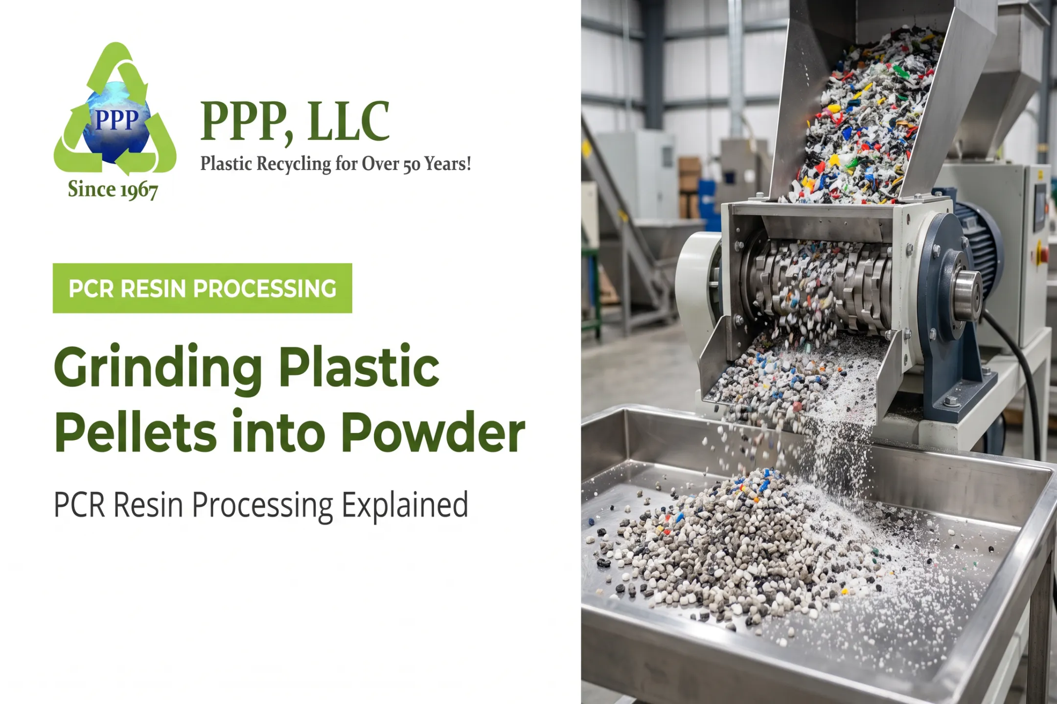 Grinding Plastic Pellets into Powder