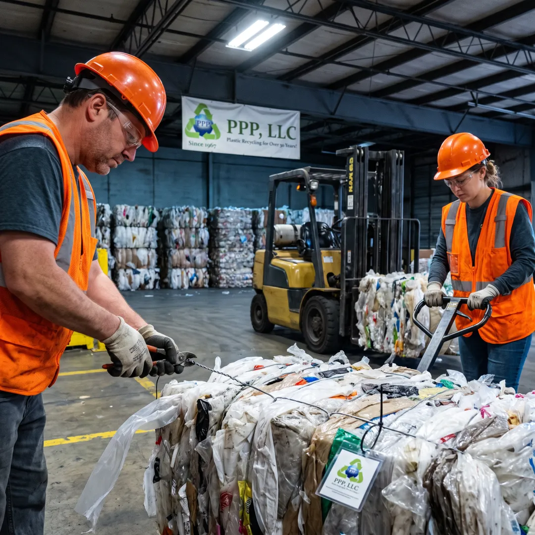 HDPE and LDPE Plastic Film Scrap