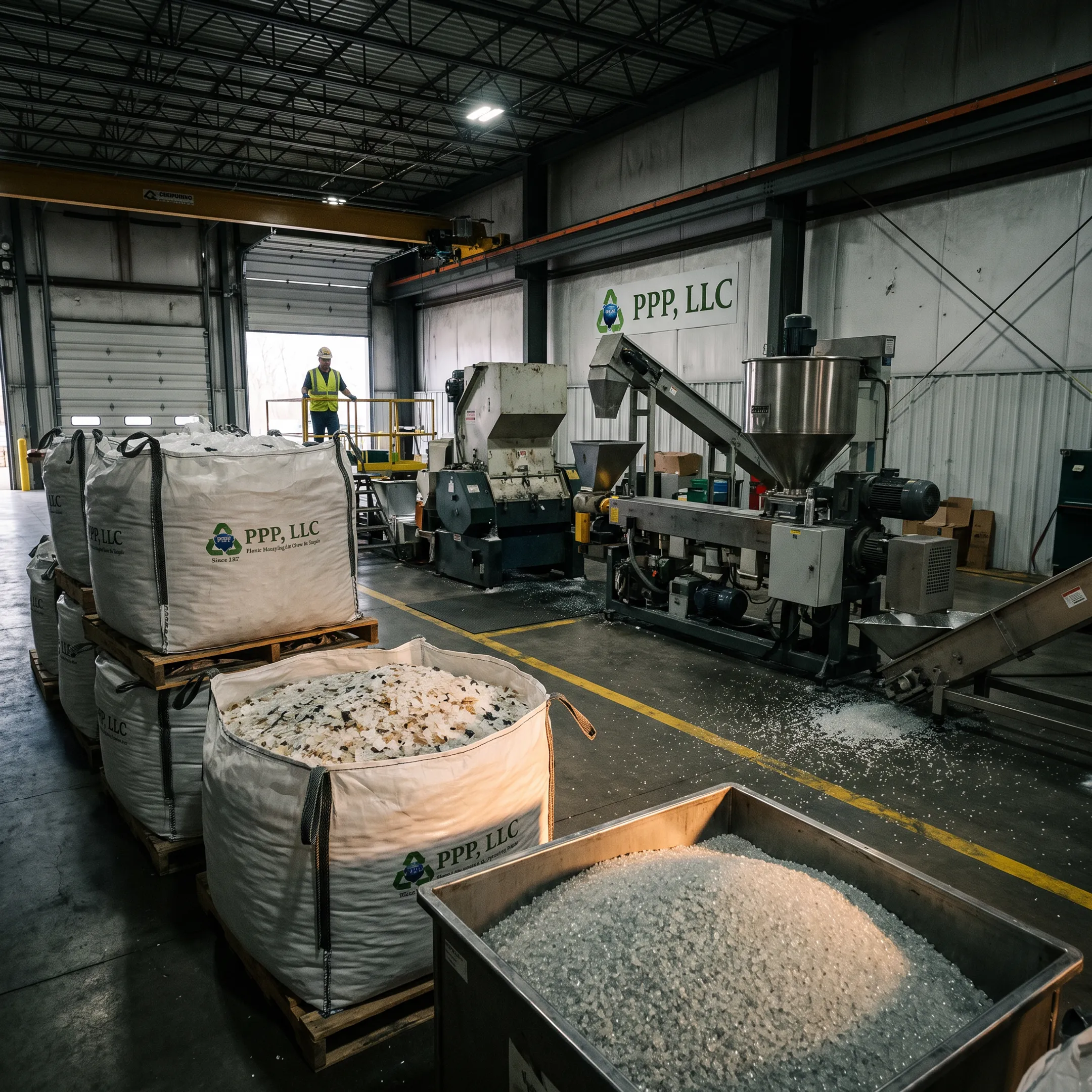 Industrial Plastic Waste Recycling Services