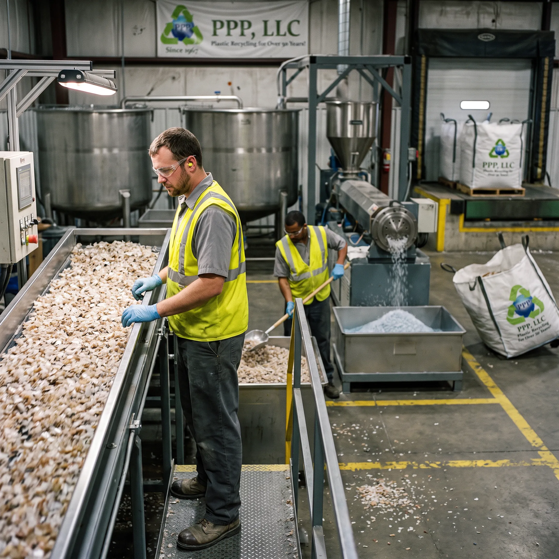 Plastic Shredding and Recycling