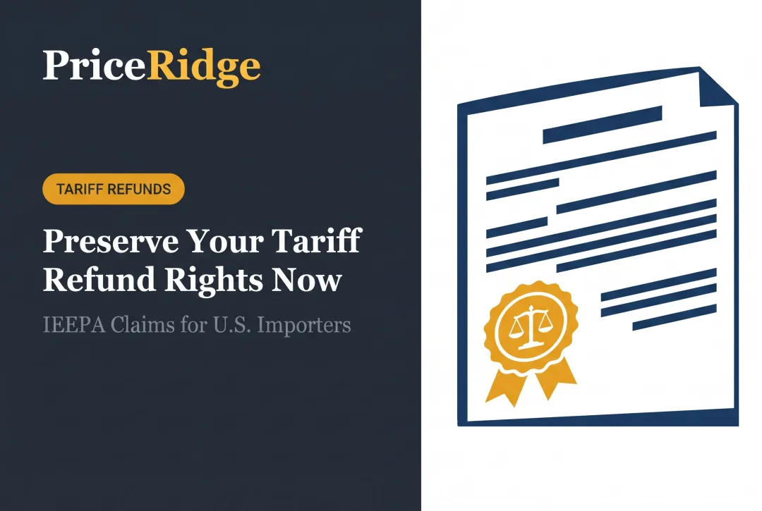 Preserve Your Tariff Refund Rights Now