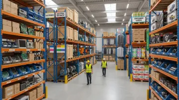 Diverse industrial import sectors including electronics machinery apparel and automotive parts