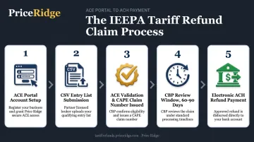 CBP CAPE declaration filing process from account setup to ACH payment