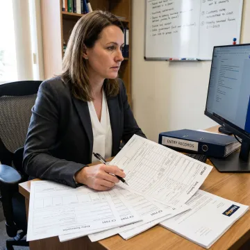 Customs documents being reviewed