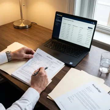 Advisor preparing CAPE filing documents