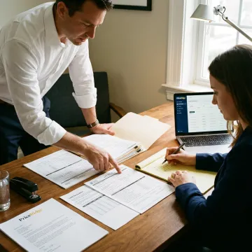 Importer reviewing refund filing documents