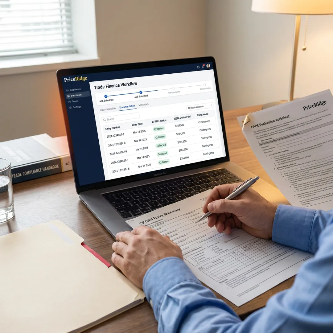 Customs refund filing process review