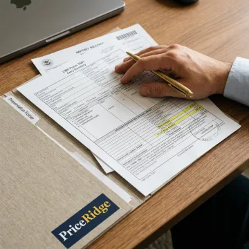 CBP Form 7501 entry summary review