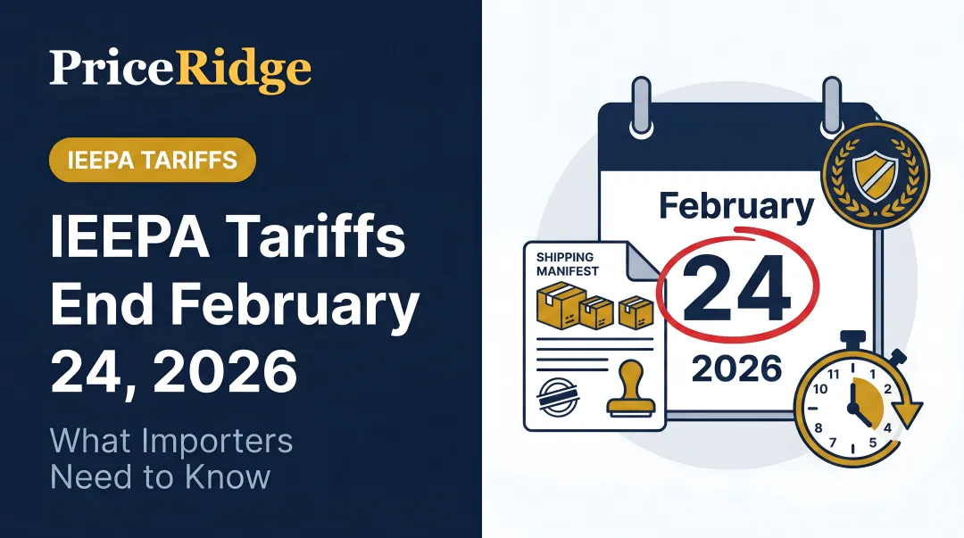 IEEPA Tariffs End February 24, 2026: What Importers Need to Know