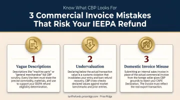 Three most common commercial invoice mistakes vague descriptions undervaluation domestic invoice misuse