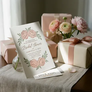 Bridal shower invitation card