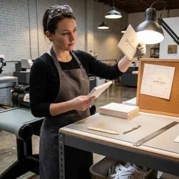 Printer checking custom die cut pieces