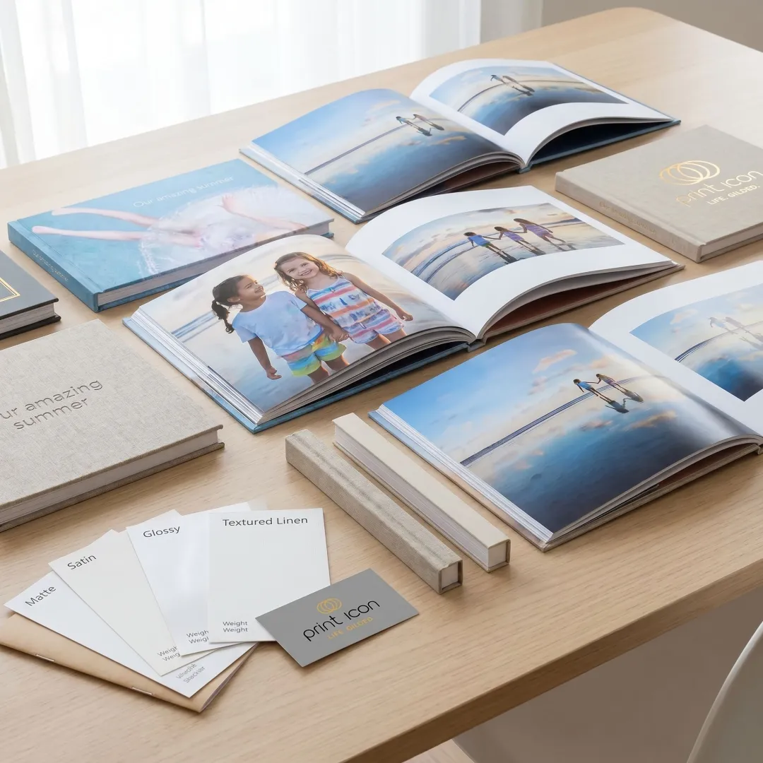 Custom art book printing samples