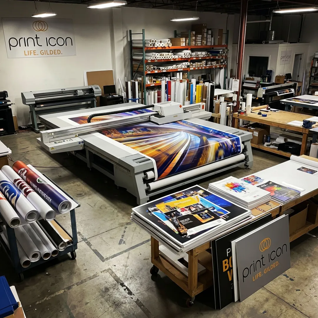 Large format printed banners and signs