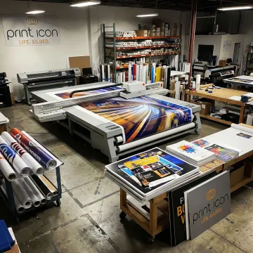 Large format printed banners and signs
