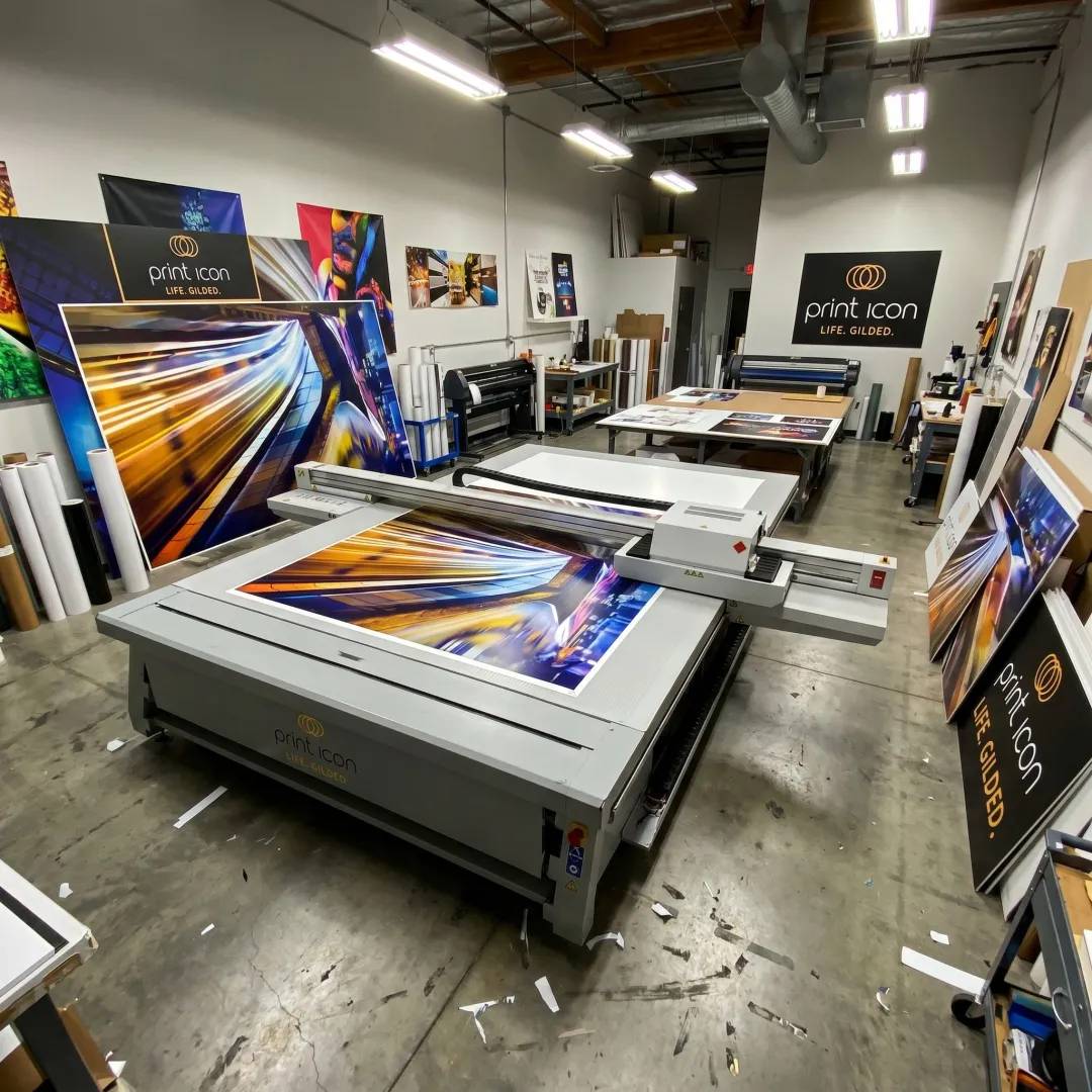 Large format graphics being printed