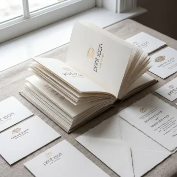 Letterpress book and custom printed stationery