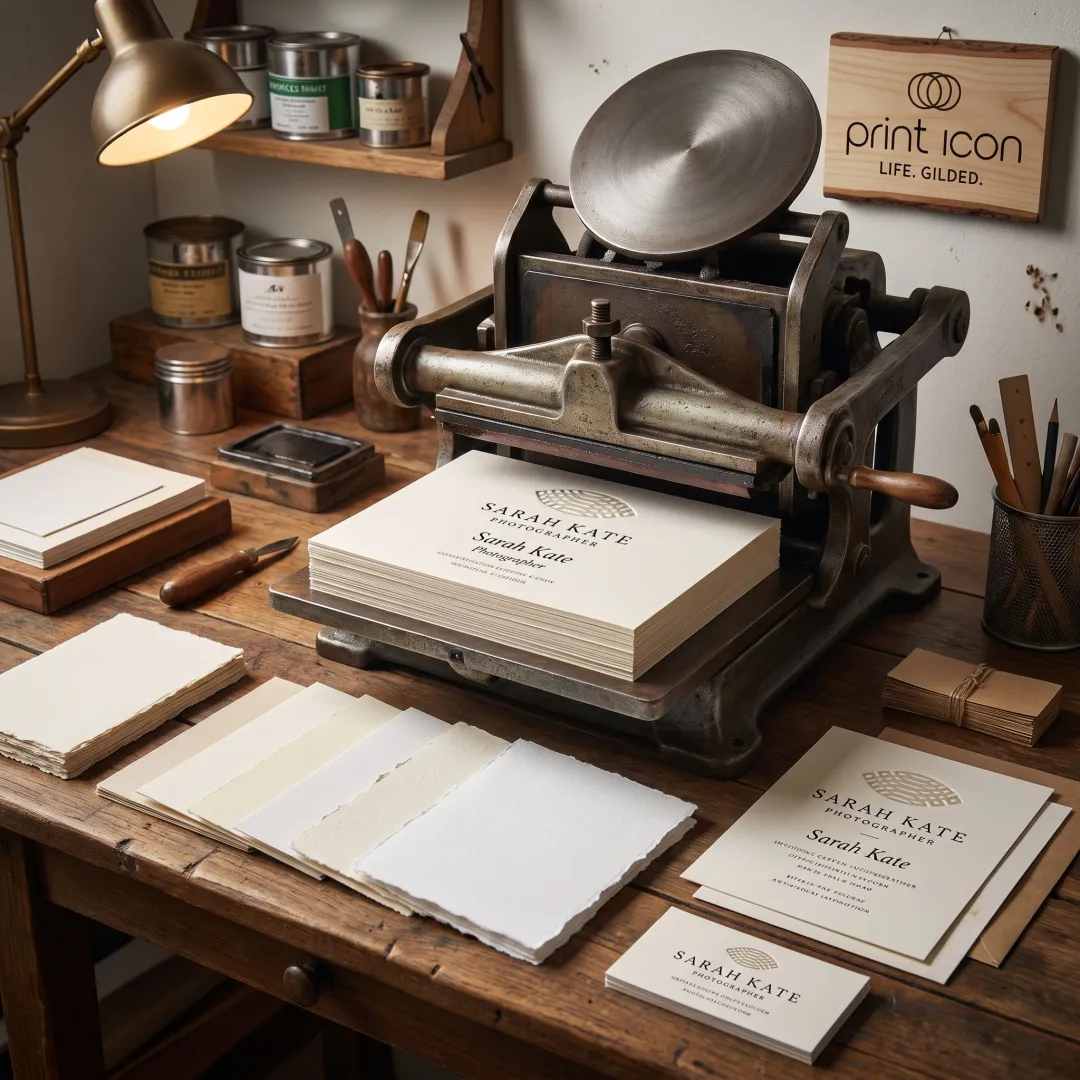 Letterpress printing premium invitation cards