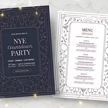 Custom Printed Menus | Letterpress Menu Cards