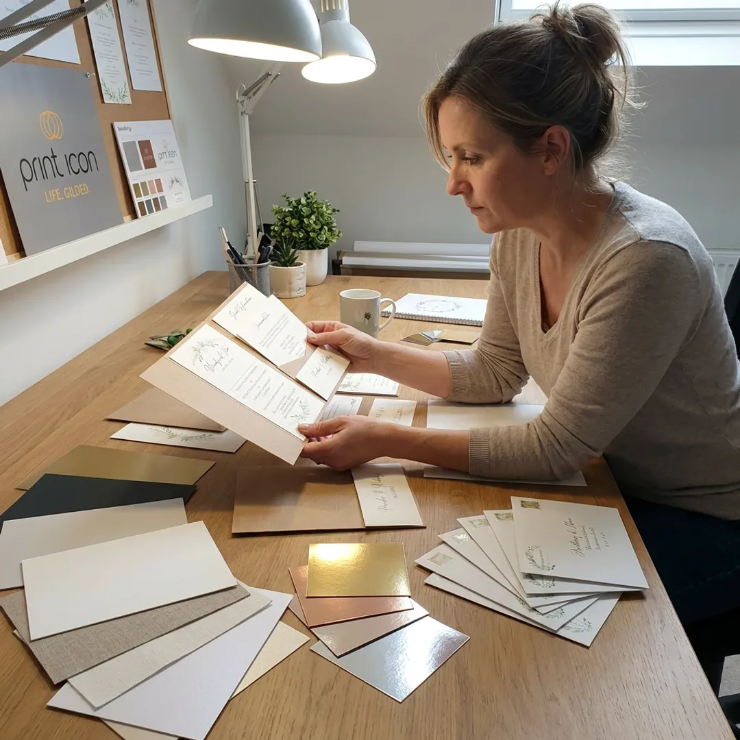 Wedding invitation proof review