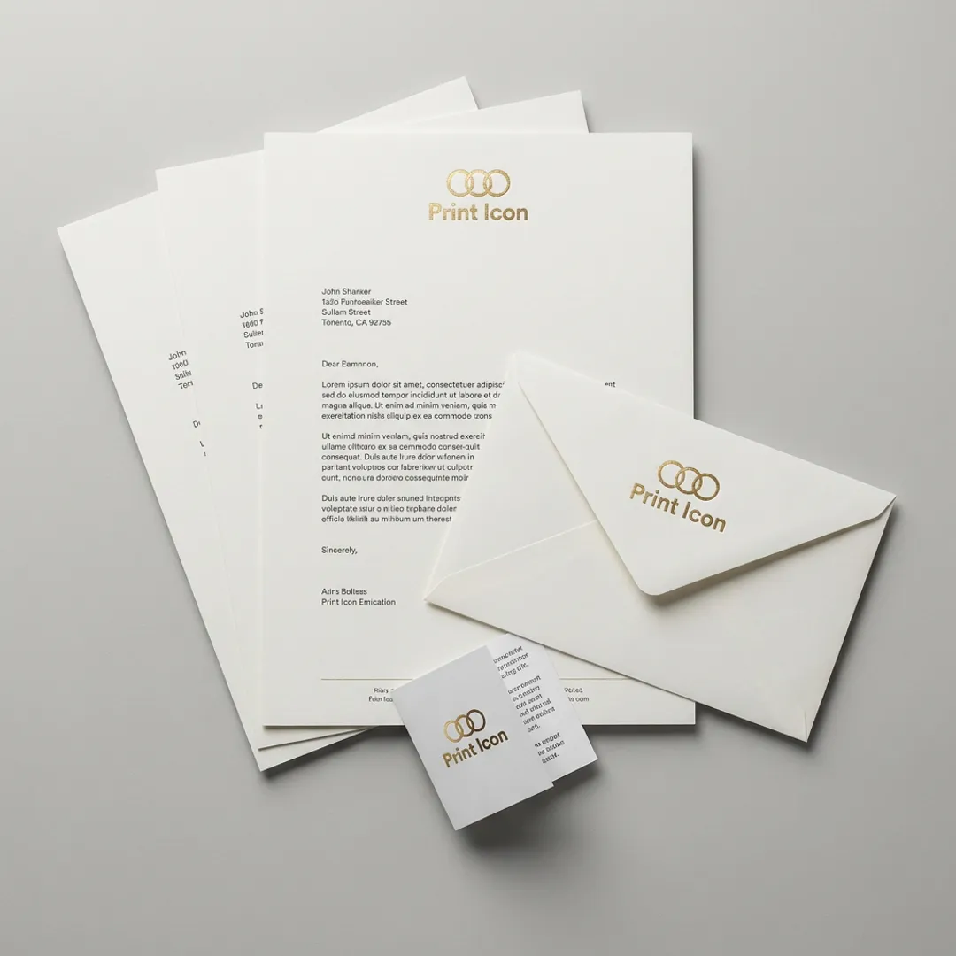 Premium custom letterhead samples