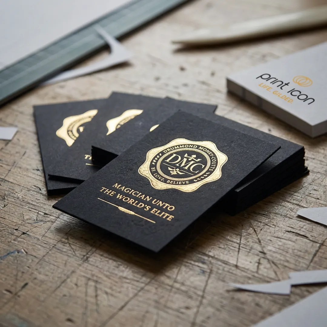 Luxury foil business cards