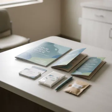 Healthcare printing materials and branded patient outreach items