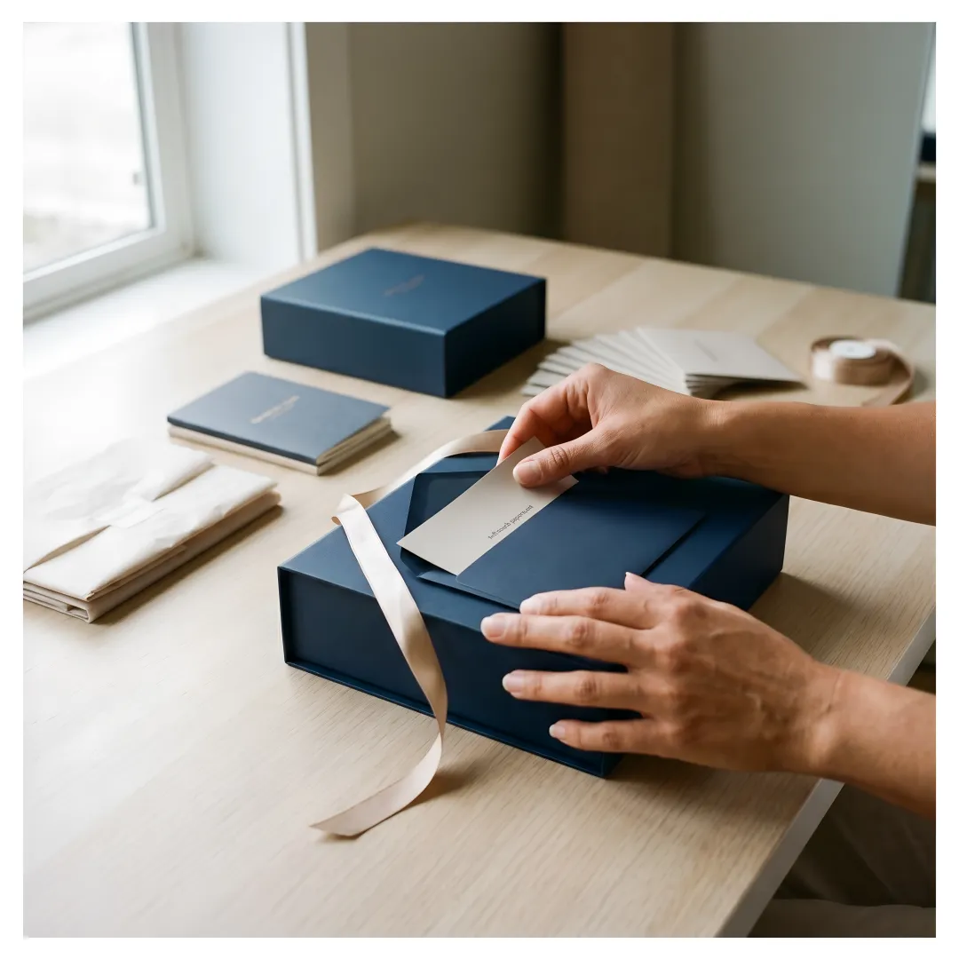 Gift program production and kitting process