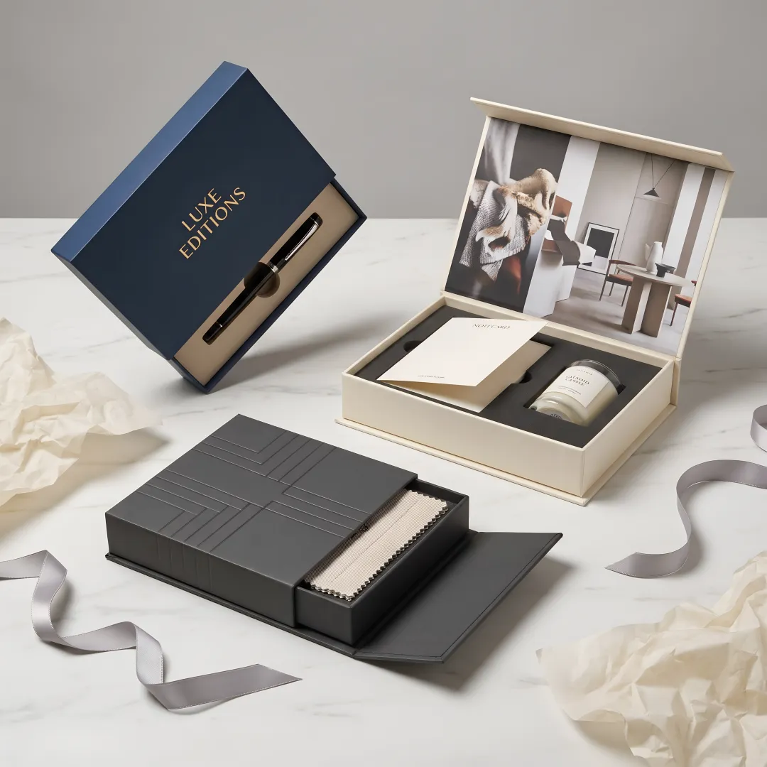 Custom Book Style Rigid Boxes