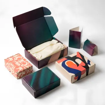 Custom printed corrugated and cardstock boxes