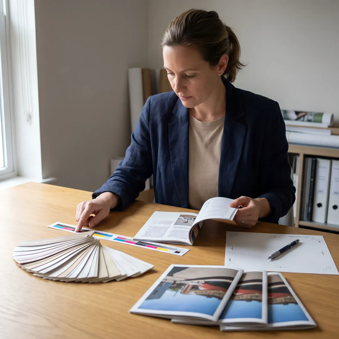 Catalog proofs reviewed before printing