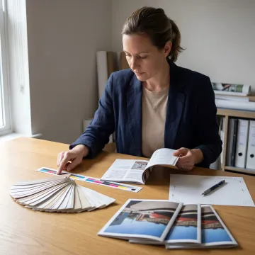 Catalog proofs reviewed before printing