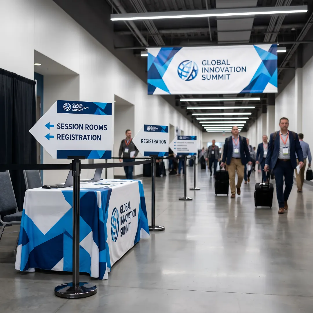 Custom Directional Signage for Events & Wayfinding