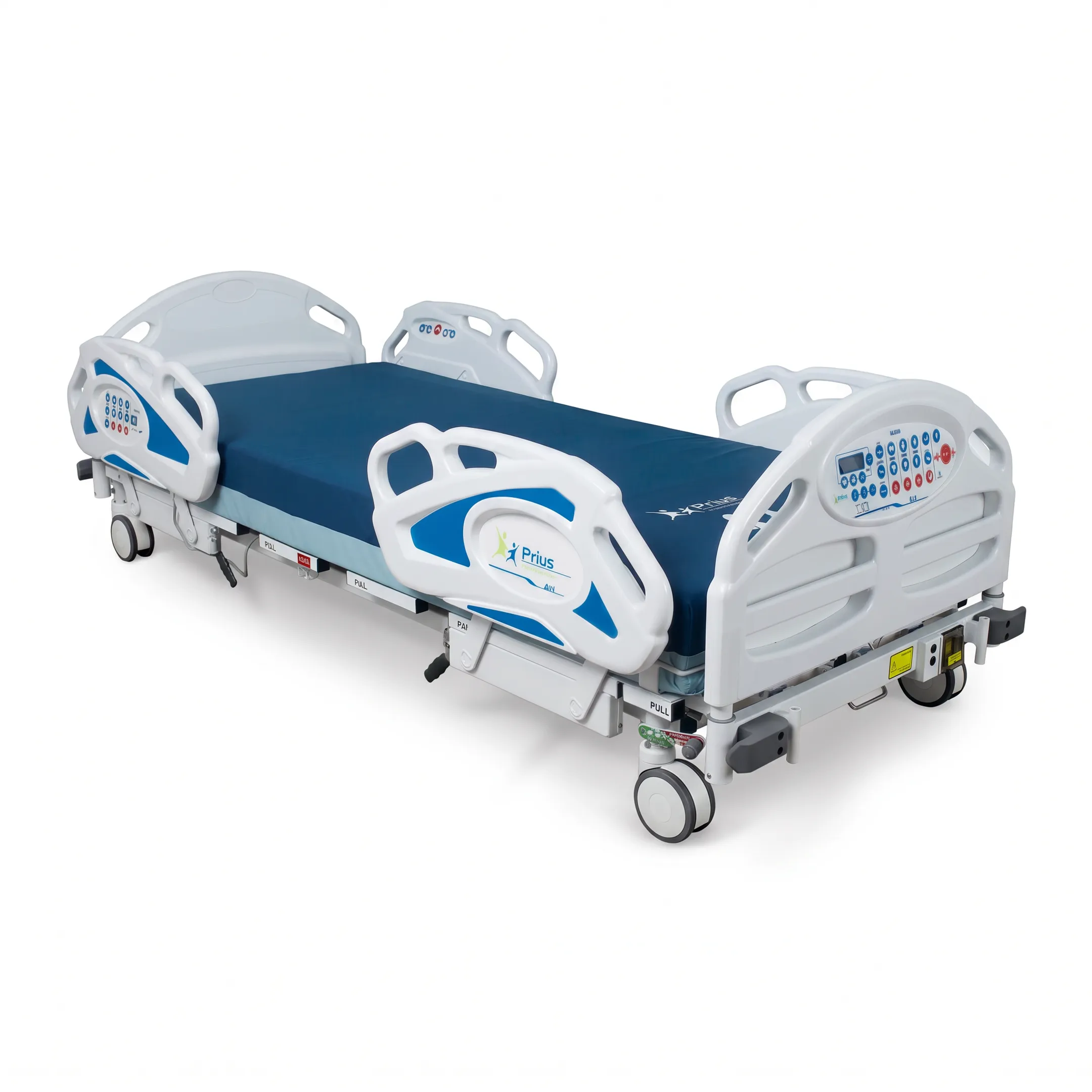 Specialty hospital bed with therapeutic mattress in a modern NYC healthcare setting