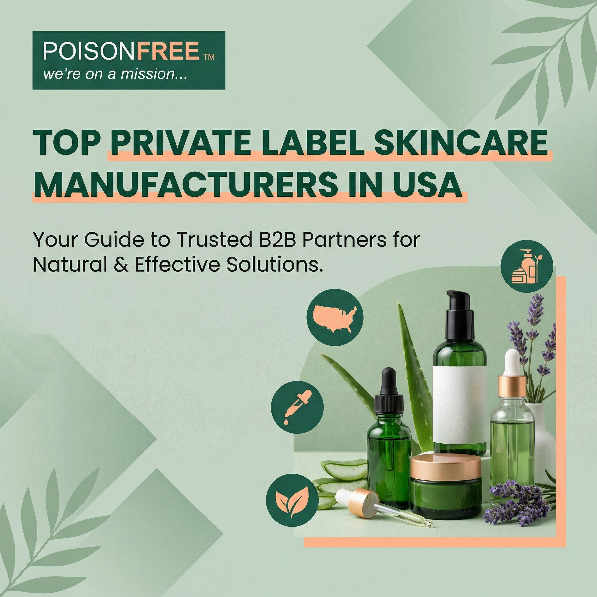 Top Private Label Skincare Manufacturers in USA