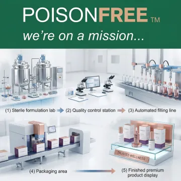 Step-by-step contract manufacturing process for men's wellness products