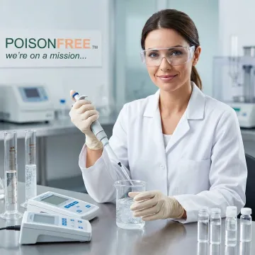 Quality control testing of personal lubricant samples in laboratory