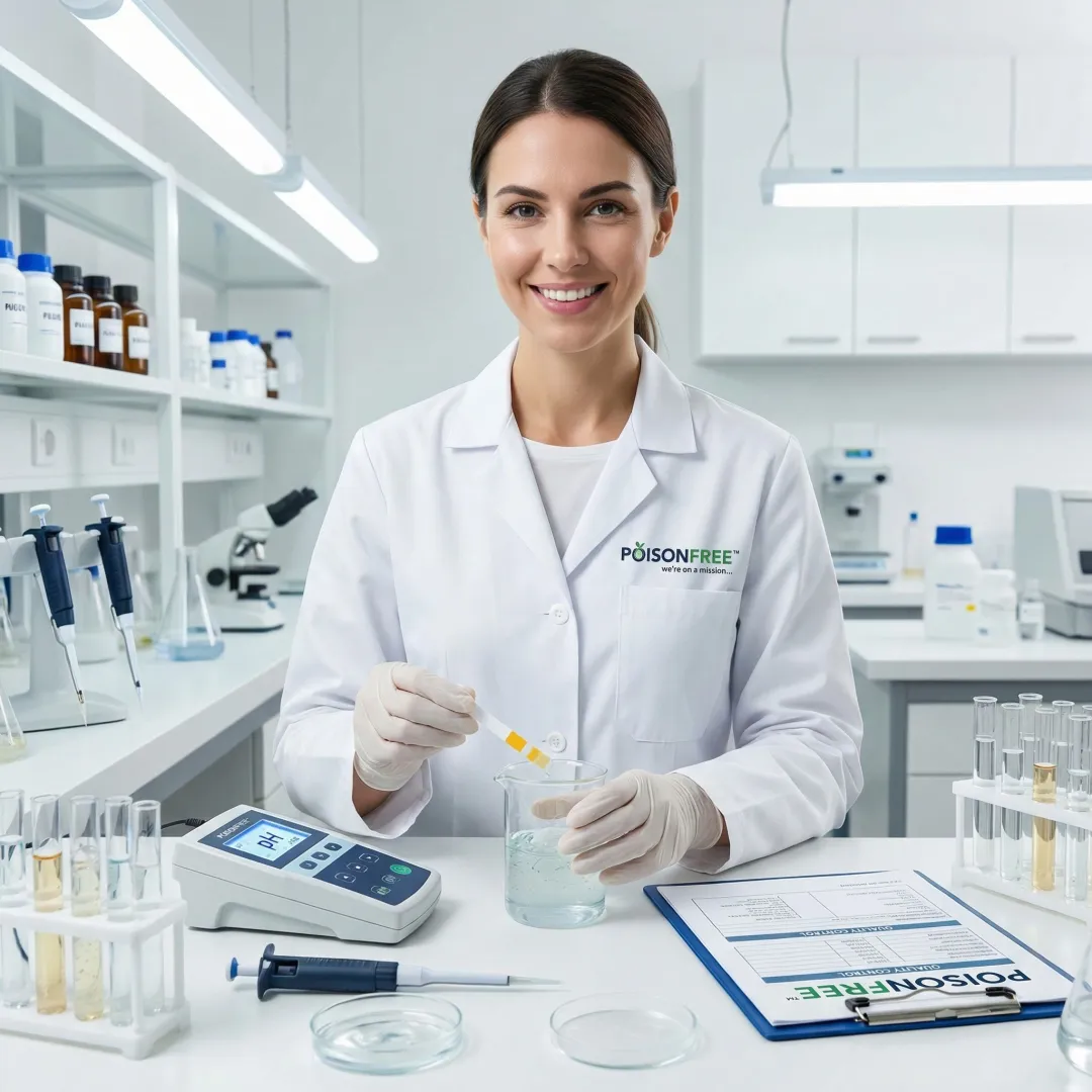 Quality control testing of personal lubricant formulation in laboratory setting