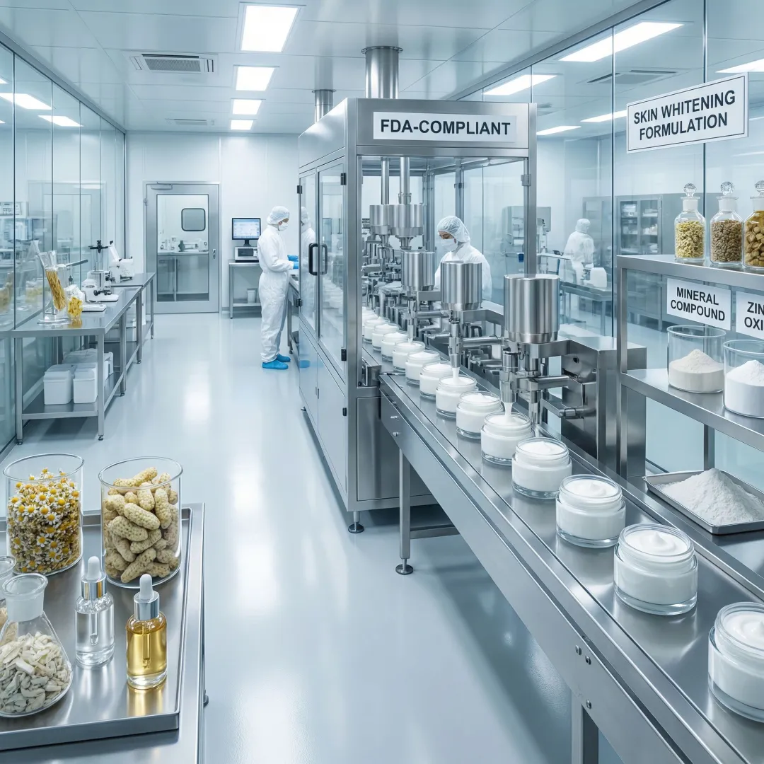 Private Label Skin Whitening Cream Manufacturing